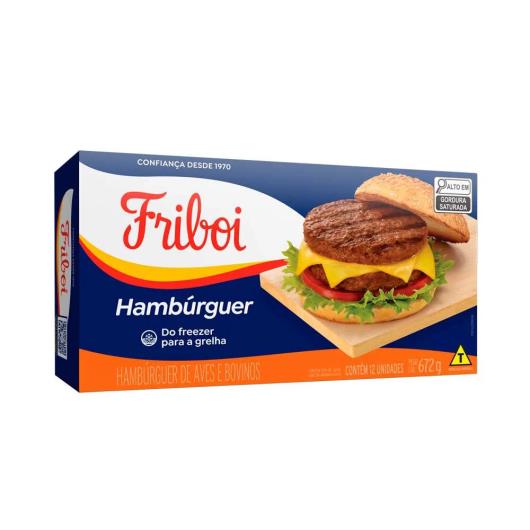 Hambúrguer Friboi Caixa 672g - Imagem em destaque