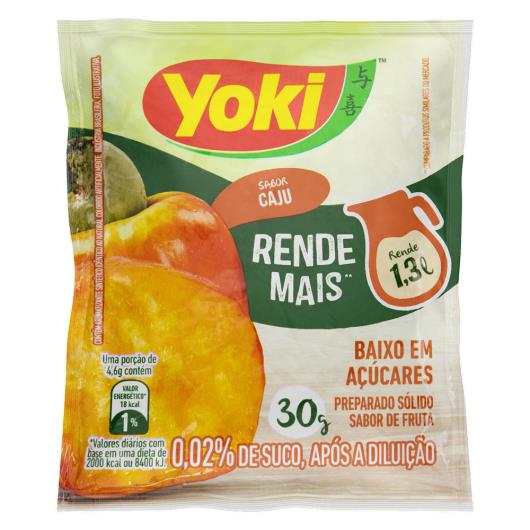 Refresco em Pó Caju Yoki Pacote 30g - Imagem em destaque