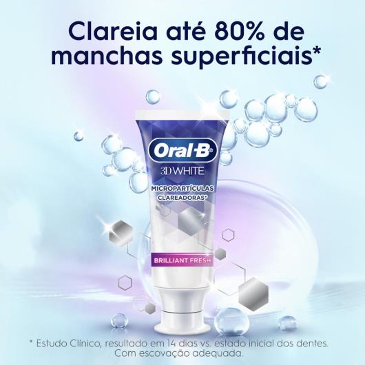 Creme Dental Oral-B 3D White Brilliant Fresh 70g - Imagem em destaque