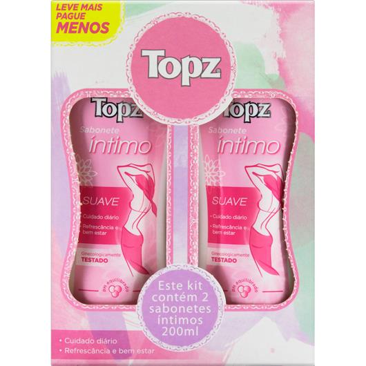 Sabonete Líquido Topz Íntimo Feminino Leve 2 Pague 1 400ml - Imagem em destaque