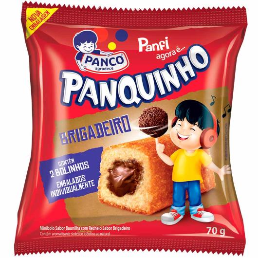 Mini bolo Panco Panquinho brigadeiro 70g - Imagem em destaque