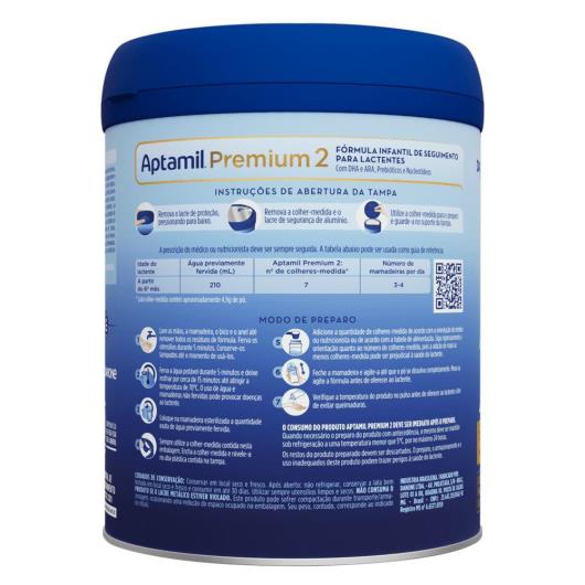 Fórmula Infantil Aptamil Premium 2 800g - Imagem em destaque