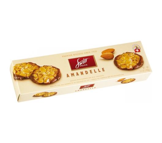 Biscoito Swiss Delice Amendo com Chocolate 100g - Imagem em destaque