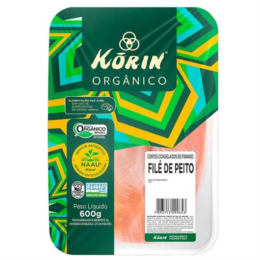 Corte de Frango Korin Filé de Peito Orgânico 600g - Imagem em destaque