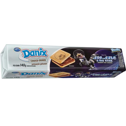 Biscoito Danix recheado choco shake 140g - Imagem em destaque