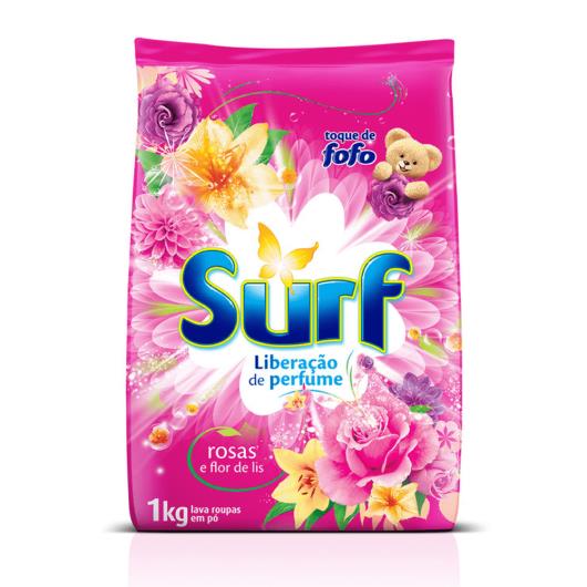 Detergente em pó Surf rosas e flor de lis 1kg - Imagem em destaque