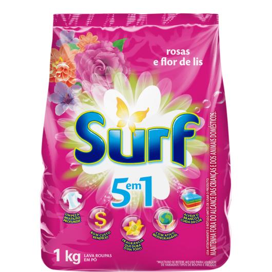 Detergente em pó Surf rosas e flor de lis 1kg - Imagem em destaque