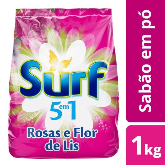 Detergente em pó Surf rosas e flor de lis 1kg - Imagem em destaque