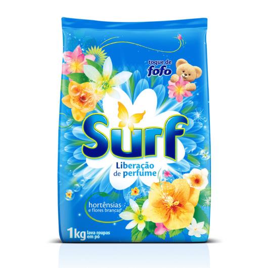 Detergente em pó Surf hortênsias e flores brancas 1kg - Imagem em destaque