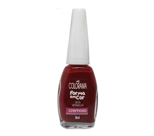 Esmalte Colorama cremoso seta vermelha 8ml - Imagem em destaque