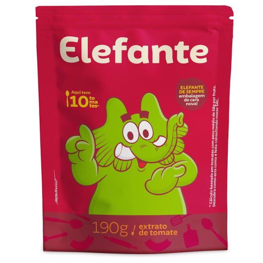 Extrato de tomate Elefante sache 190g - Imagem em destaque