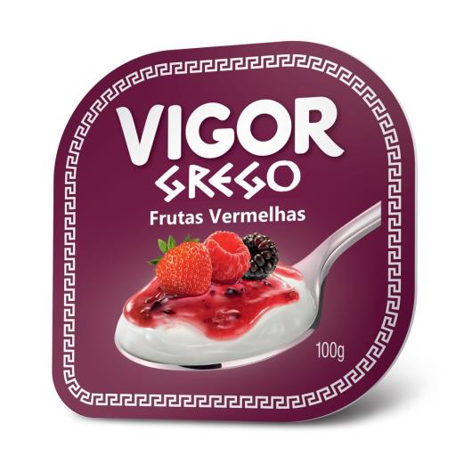 Iogurte Vigor Grego frutas vermelhas 100g - Imagem em destaque