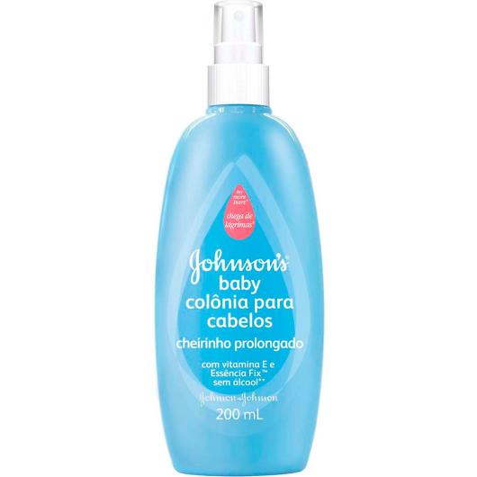 Colônia Johnson's Baby para cabelo cheirinho prolongado 200ml - Imagem em destaque