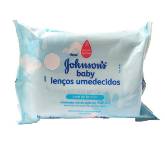 Lenço umedecido Johnsons Baby Hora de Brincar 25 unidades - Imagem em destaque