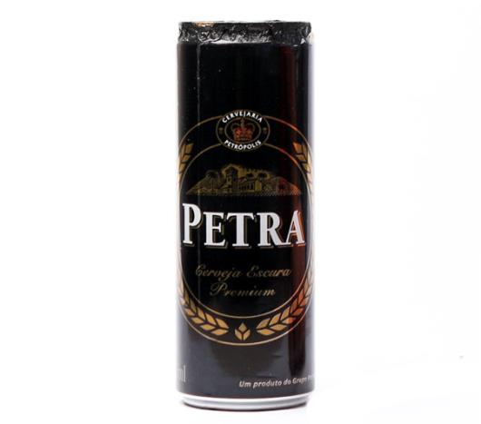 Cerveja Petra escura premium lata 350ml - Imagem em destaque
