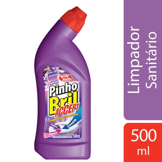 Limpador Sanitário Pinho Brill Accept Flores Lavanda 500ml - Imagem em destaque