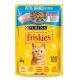 Ração Úmida FRISKIES Gatos Adultos Peixe Branco ao molho 85g - Imagem 7891000118085-1-.jpg em miniatúra