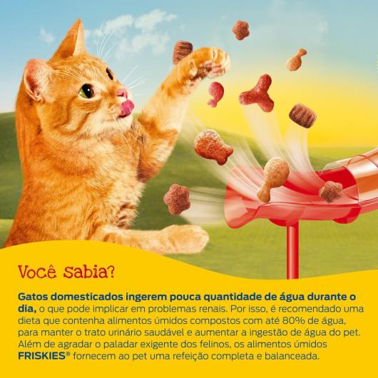 Ração Úmida FRISKIES Gatos Adultos Peru ao molho 85g - Imagem em destaque
