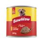Patê Baw Waw Cães Adultos Sabor Carne Lata 280g