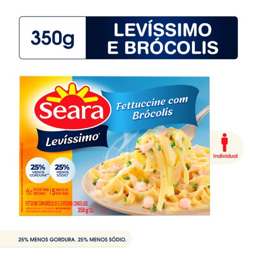 Fettuccine com Peru Levíssimo e Brócolis Seara 350g - Imagem em destaque