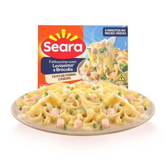 Fettuccine com Peru Levíssimo e Brócolis Seara 350g - Imagem em destaque