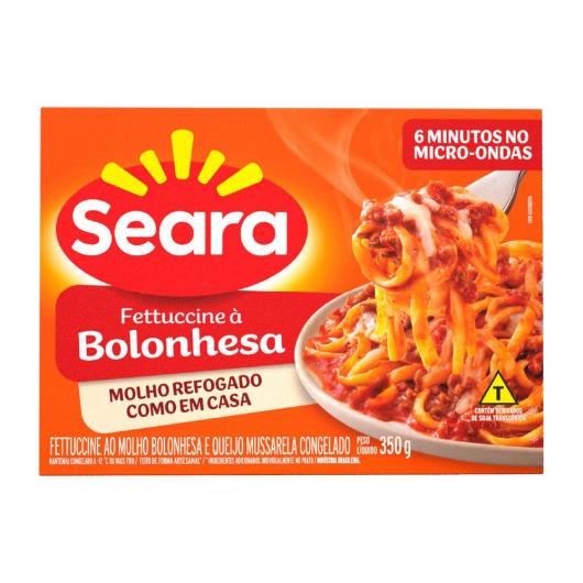 Fettuccine bolonhesa menu Gourmet Seara 350g - Imagem em destaque