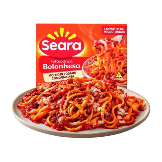Fettuccine bolonhesa menu Gourmet Seara 350g - Imagem em destaque