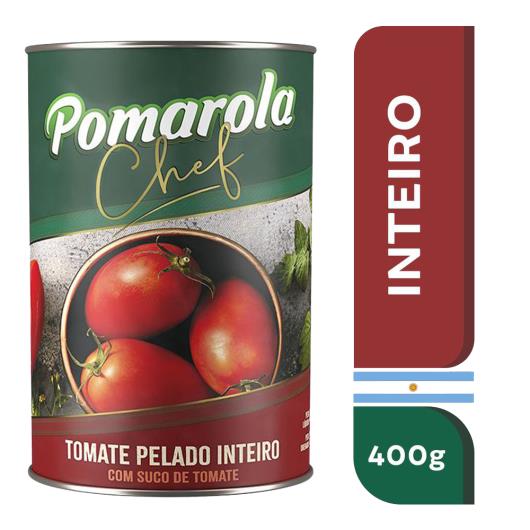 Tomate Pelado Inteiro Pomarola Chef Lata 400g - Imagem em destaque