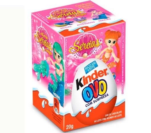 Kinder Ovo com surpresa Sereias 20g - Imagem em destaque