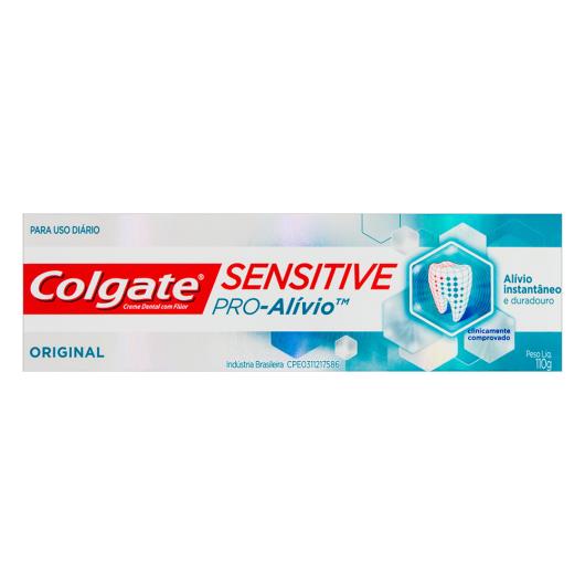 Creme Dental Original Colgate Sensitive Pro-Alívio Caixa 110g - Imagem em destaque