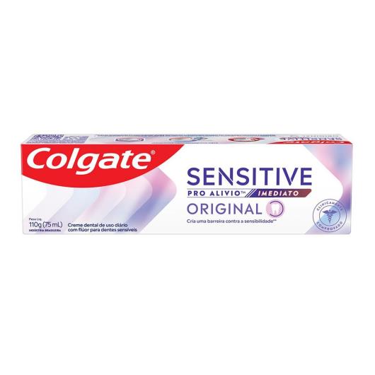Creme Dental para Sensibilidade Original Colgate Sensitive Pro Alívio 110g - Imagem em destaque