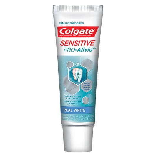 Creme Dental Colgate Sensitive Pro-Alívio Real White 110g - Imagem em destaque