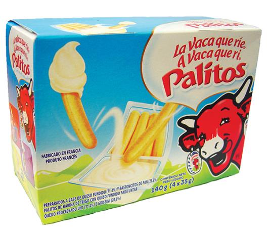 Queijo palitos A Vaca Que Ri 140g - Imagem em destaque