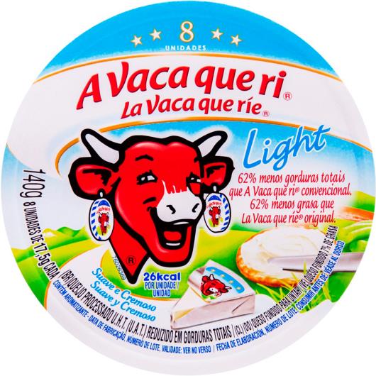 Queijo processado a Vaca Que Ri Light 140g - Imagem em destaque