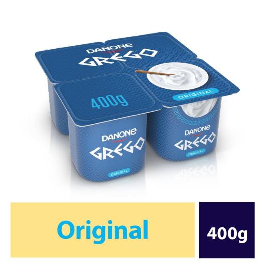 Iogurte Grego Danone Original 400g 4 unidades - Imagem em destaque