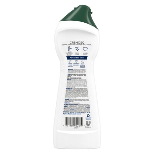 Saponáceo CIF Cremoso Limpeza Milagrosa remove 100% da sujeira 250ml - Imagem em destaque