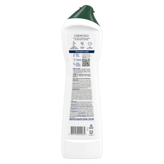 CIF Cremoso Limpeza Milagrosa produto de limpeza de casa milagroso CIF Original remove 100% da sujeira difícil sem esforço 450 ml - Imagem em destaque