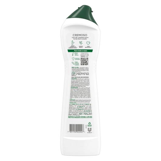 CIF Cremoso Limpeza Milagrosa produto de limpeza de casa milagroso CIF Limão remove 100% da sujeira difícil sem esforço 450 ml - Imagem em destaque