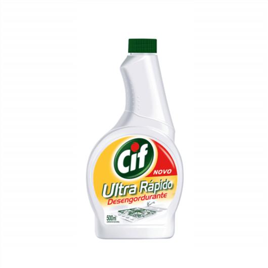 Refil Limpador Cif Ultra rápido desengordurante 500ml - Imagem em destaque