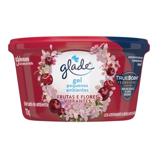 Odorizador de Ambiente Gel Frutas e Flores Vibrantes Glade Pote 70g - Imagem em destaque