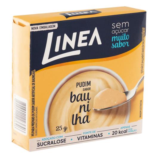 Pó para Pudim Baunilha Zero Açúcar Linea Caixa 25g - Imagem em destaque