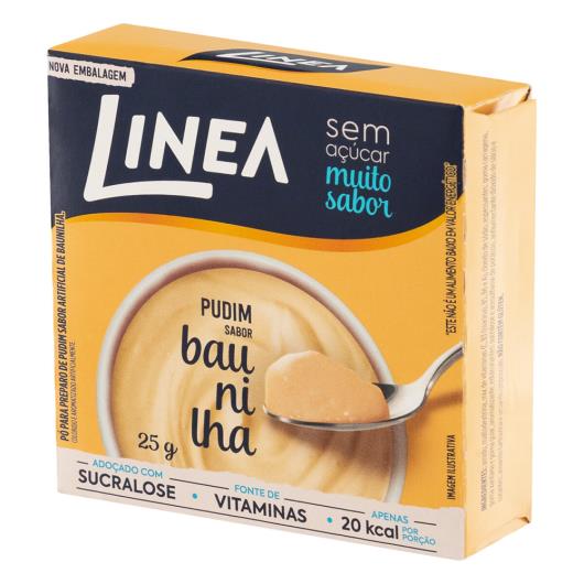 Pó para Pudim Baunilha Zero Açúcar Linea Caixa 25g - Imagem em destaque