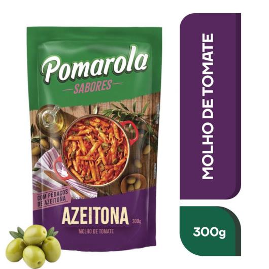 Molho de Tomate Azeitona Pomarola Sabores Sachê 300g - Imagem em destaque