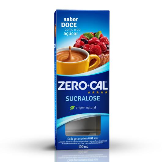 Zero-Cal Sucralose Adoçante Líquido 100ml - Imagem em destaque