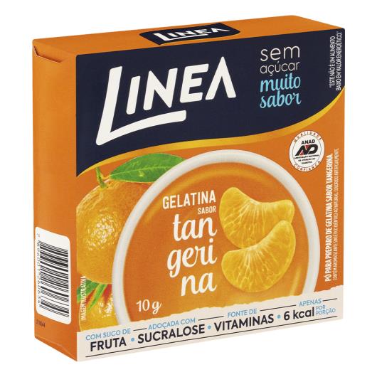 Gelatina Pó Tangerina Zero Açúcar Linea Caixa 10g - Imagem em destaque