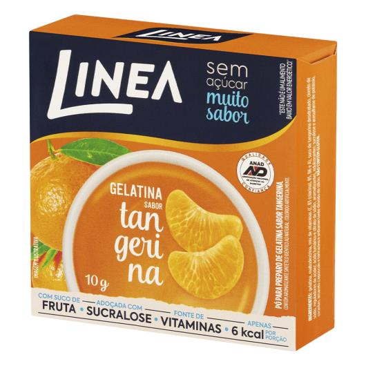 Gelatina Pó Tangerina Zero Açúcar Linea Caixa 10g - Imagem em destaque