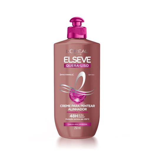 Creme para pentear Elseve quera liso MQ 250ml - Imagem em destaque