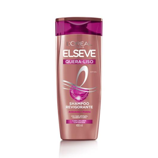 Shampoo Elseve quera liso MQ reconstituinte 400ml - Imagem em destaque
