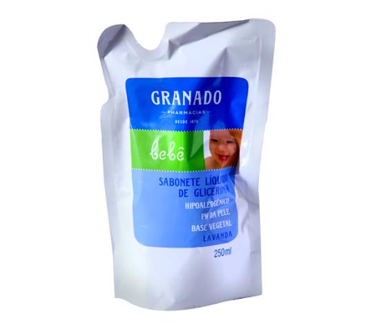 Sabonete Granado  glicerinado bebê lavanda refil líquido 250ml - Imagem em destaque