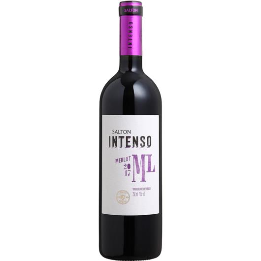 Vinho Salton Intenso Merlot Tinto 750ml - Imagem em destaque